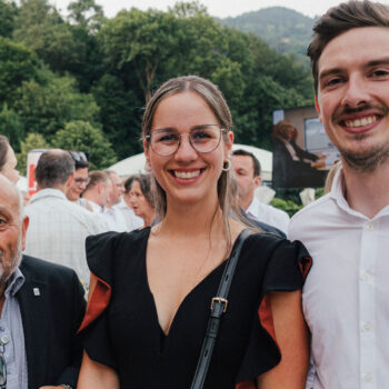 Hermann mit Martha und Manuel Wech.