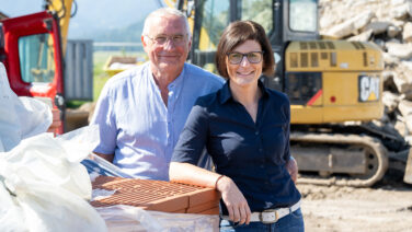 Vater-Tochter-Gespann: Lukas und Manuela Würfler führen gemeinsam das Bauunternehmen WWM Hoch- und Tiefbau.