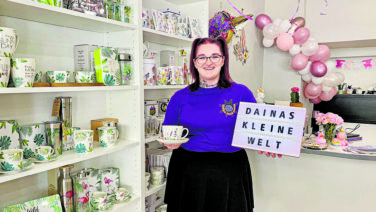 Daina Dreier in ihrem neuen Geschäft „Dainas kleine Welt“ am St. Veiter Hauptplatz.