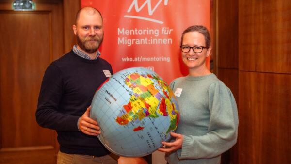 Mentoring für Migranten_Stefan Kleinschmidt mit Katja Knörr