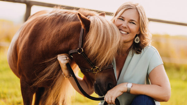 Daniela Planinschetz-Riepl mit Maximus.