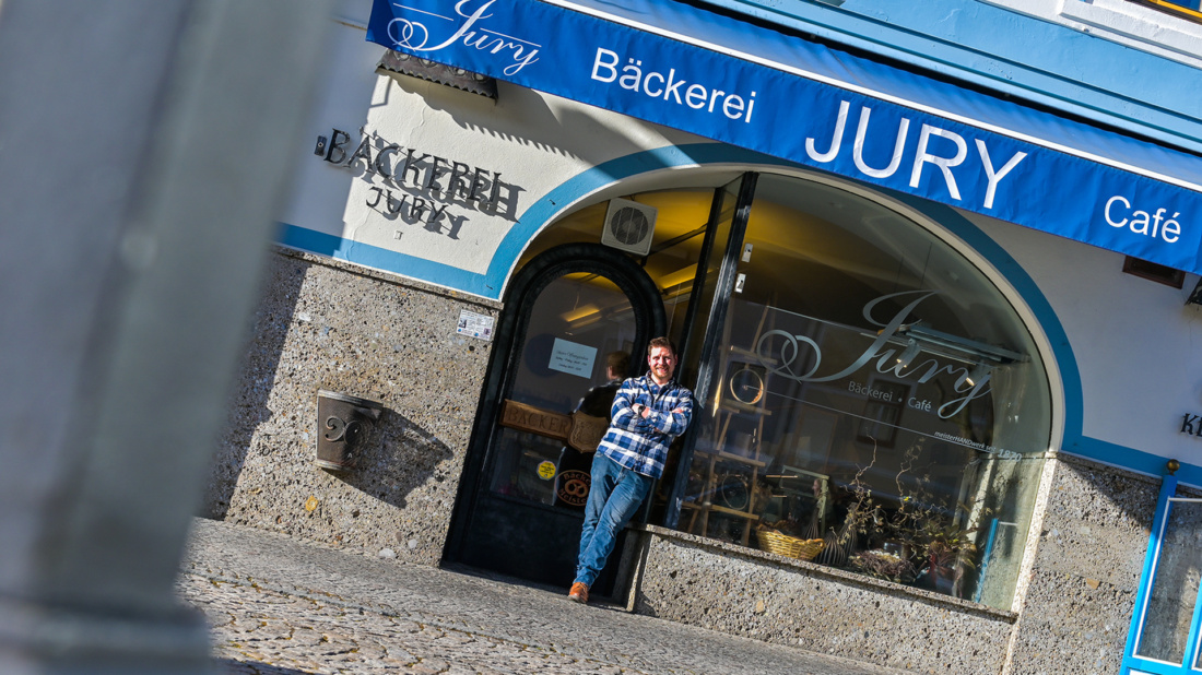 Seit 155 Jahren besteht die Bäckerei Jury in Gmünd. Florian Jury übernahm 2023 den Familienbetrieb in vierter Generation.