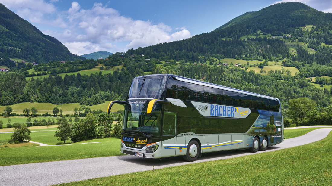 Bacherreisen-Bus-Doppeldecker